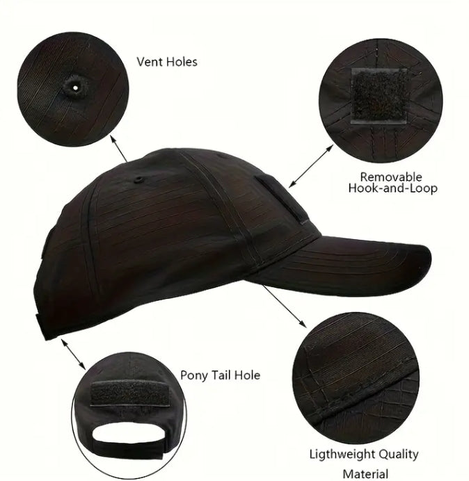 Шапка с козирка (Black)