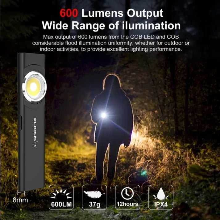 Фенер Klarus E5 600 лумена