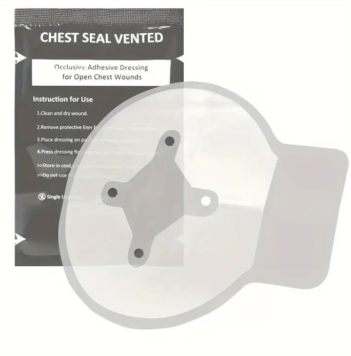 Chest seal vented
