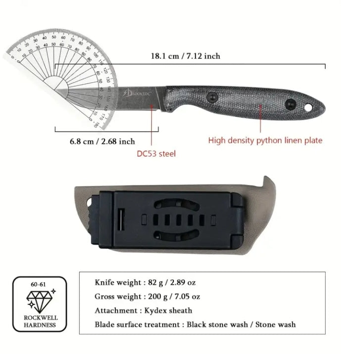 Нож SDOKEDC с DC53 стомана