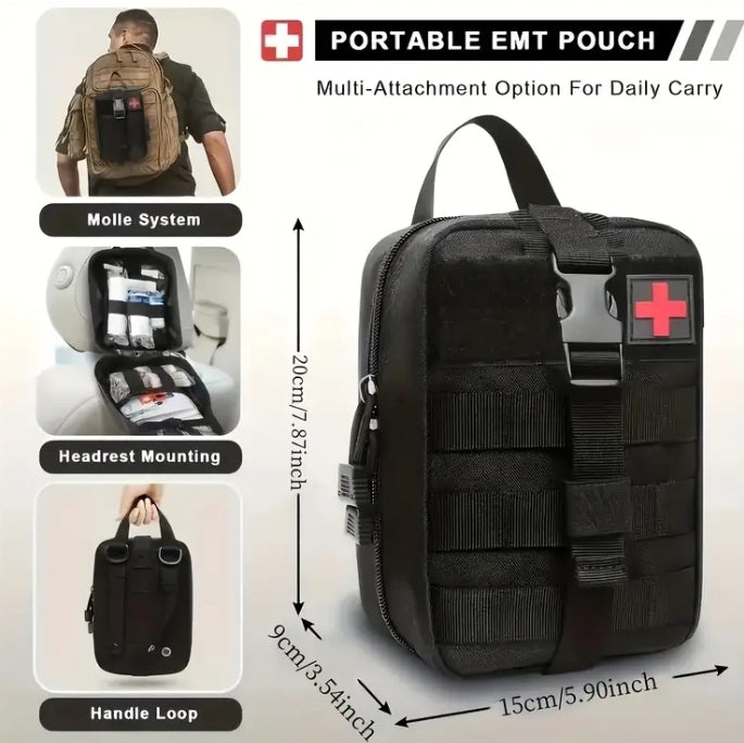 Модулна чанта за аптечка (зелена)