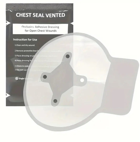 Chest seal vented