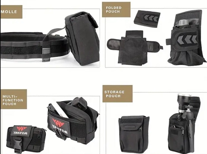 Тактически модулен колан (Черен)