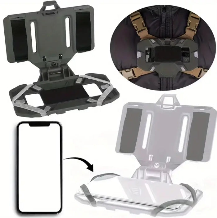 Тактическа поставка за телефон към жилетка